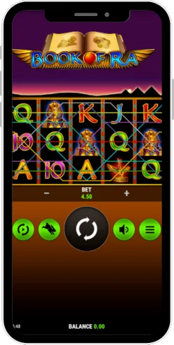 Book of Ra Bet Screen