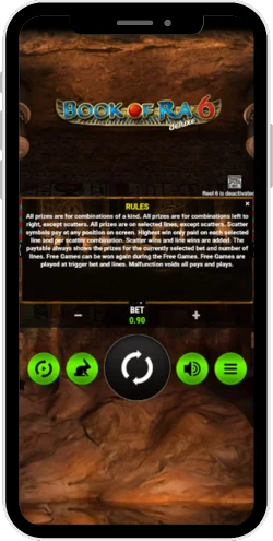 Book of Ra Deluxe 6 rules