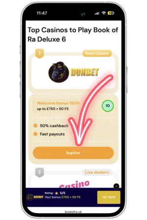 Licensed casino for Book of Ra Deluxe 6