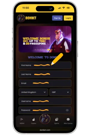 Fill the registration form